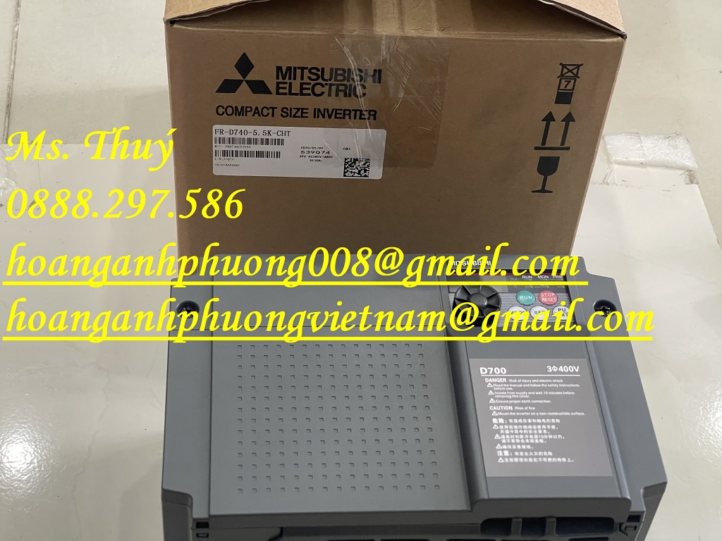 Mitsubishi FR-D740-5.5K-CHT - Biến tần 5.5 kW 3 Pha 380V